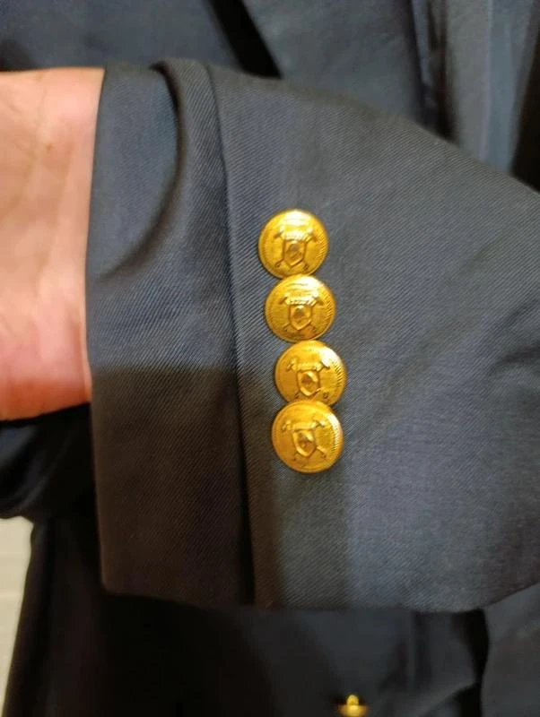 Vintage Ralph Lauren Two-Button Navy Blazer R1005 – photo 7